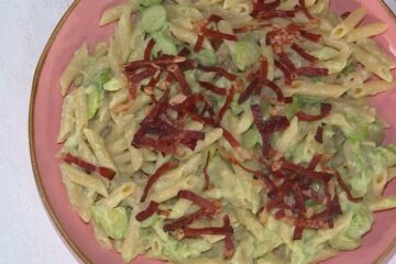 penne zucchine e speck di zia Cri