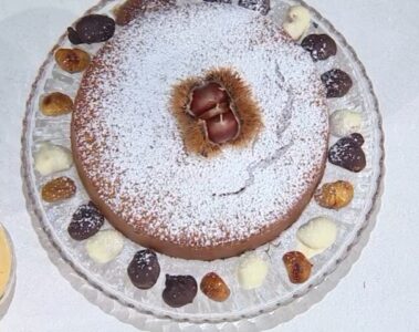 torta di castagne con zabaione di Cristian Bertol
